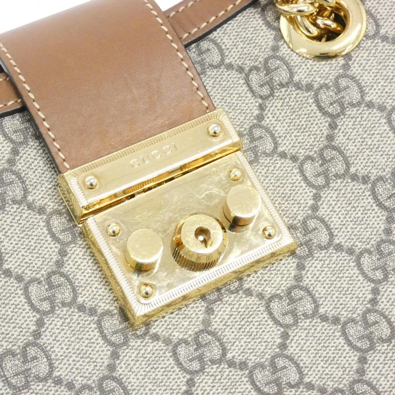 GUCCI 498156 KHNKG Shoulder Canvas Black Canvas - Thumbnail 5