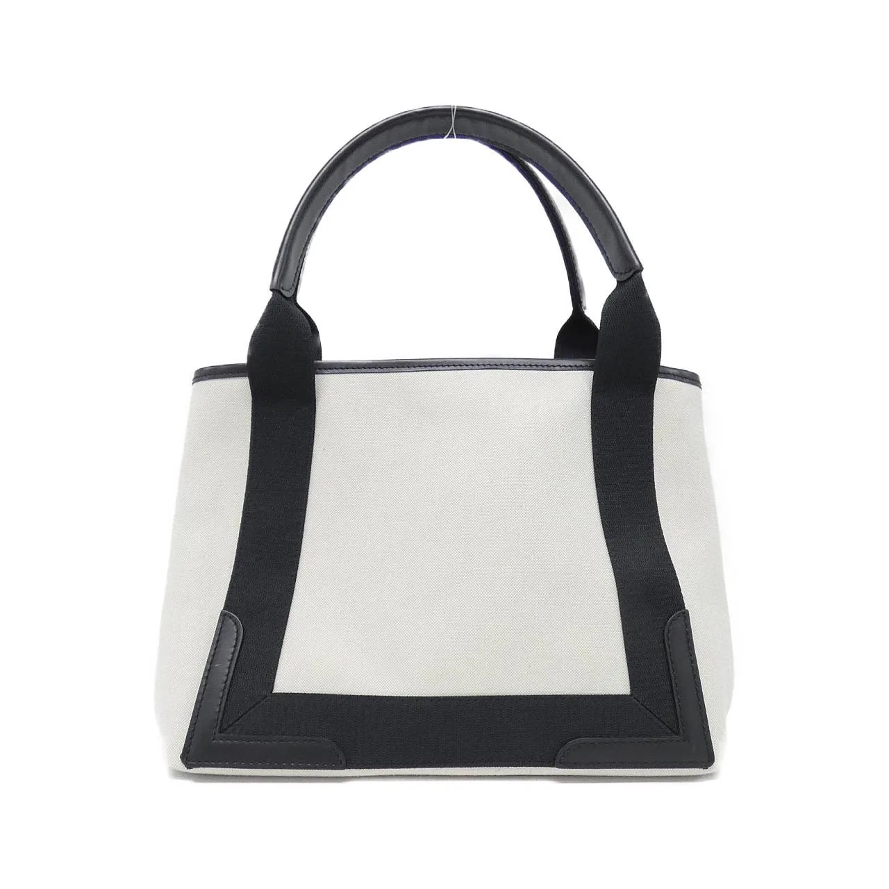 BALENCIAGA 339933 2HH3N Handbag Canvas 深藍色 帆布 中古品A - 縮圖 2