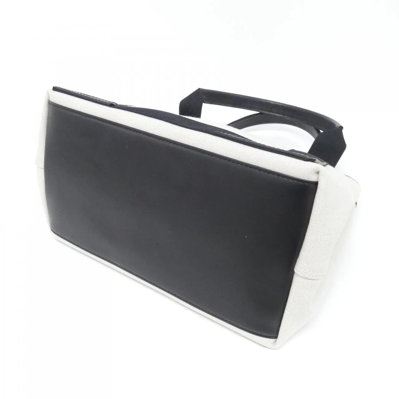 BALENCIAGA 339933 2HH3N Handbag Canvas 深藍色 帆布 中古品A - 縮圖 3