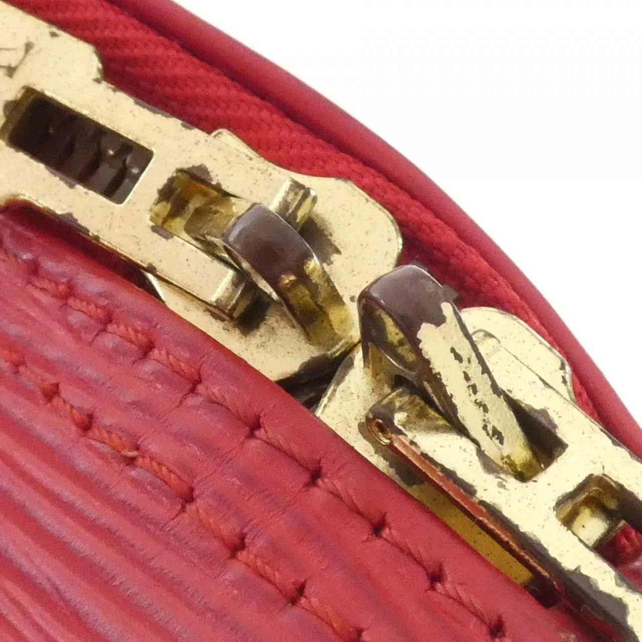 LOUIS VUITTON Keepall M42977 Boston Epi Red Epi Rank B - Thumbnail 4