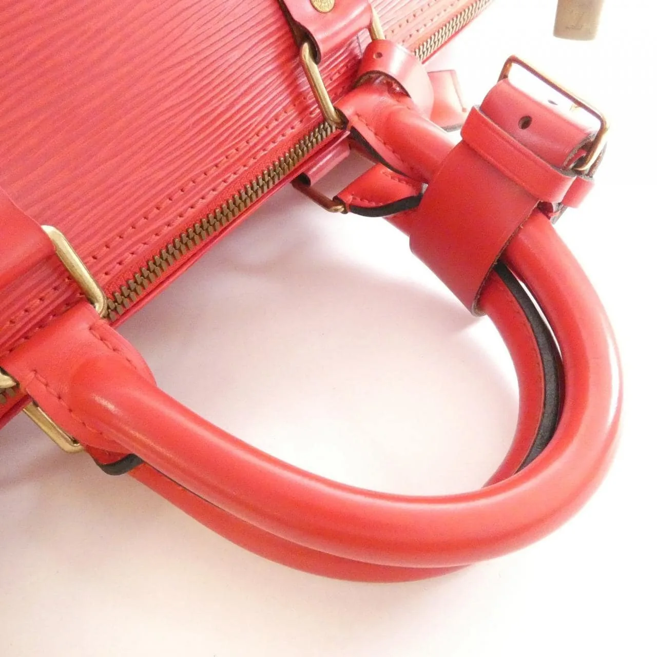 LOUIS VUITTON Keepall M42977 Boston Epi Red Epi Rank B - Thumbnail 6