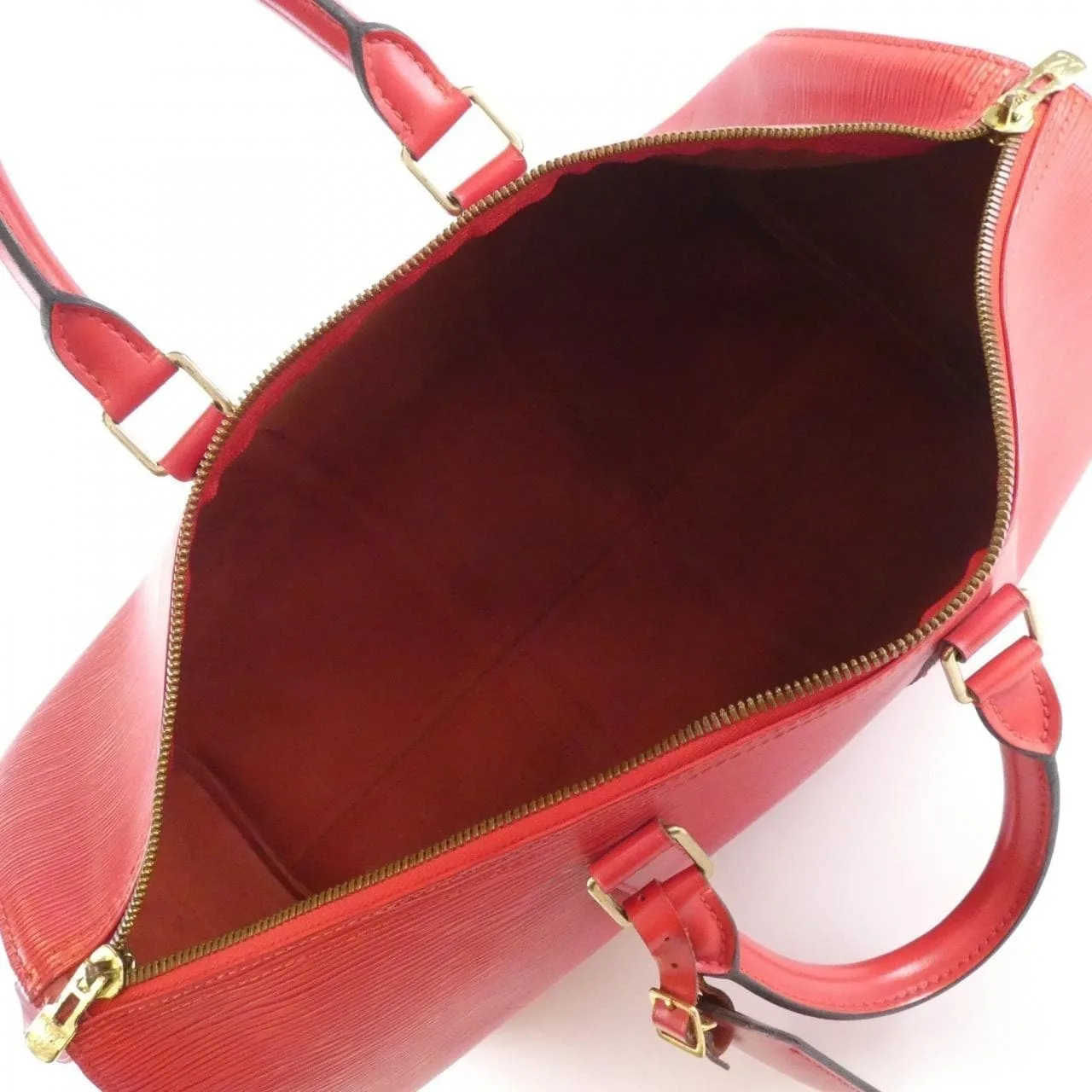 LOUIS VUITTON Keepall M42977 Boston Epi Red Epi Rank B - Thumbnail 10