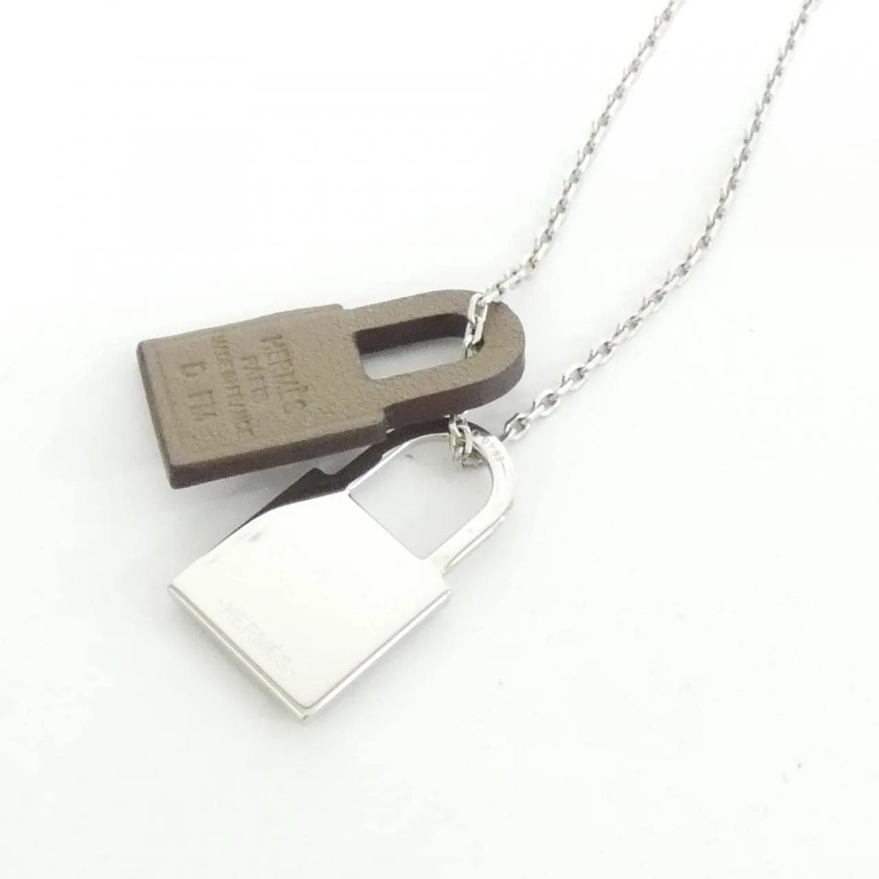 HERMES Kelly 078852CK Accessories Swift Etoupe Swift Leather Rank A - Thumbnail 3