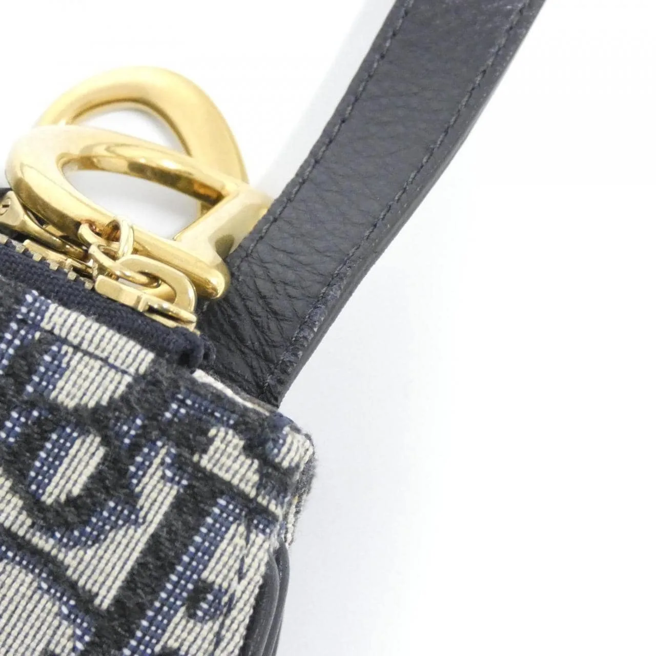 DIOR Saddle Handbag Canvas Black Canvas - Thumbnail 5