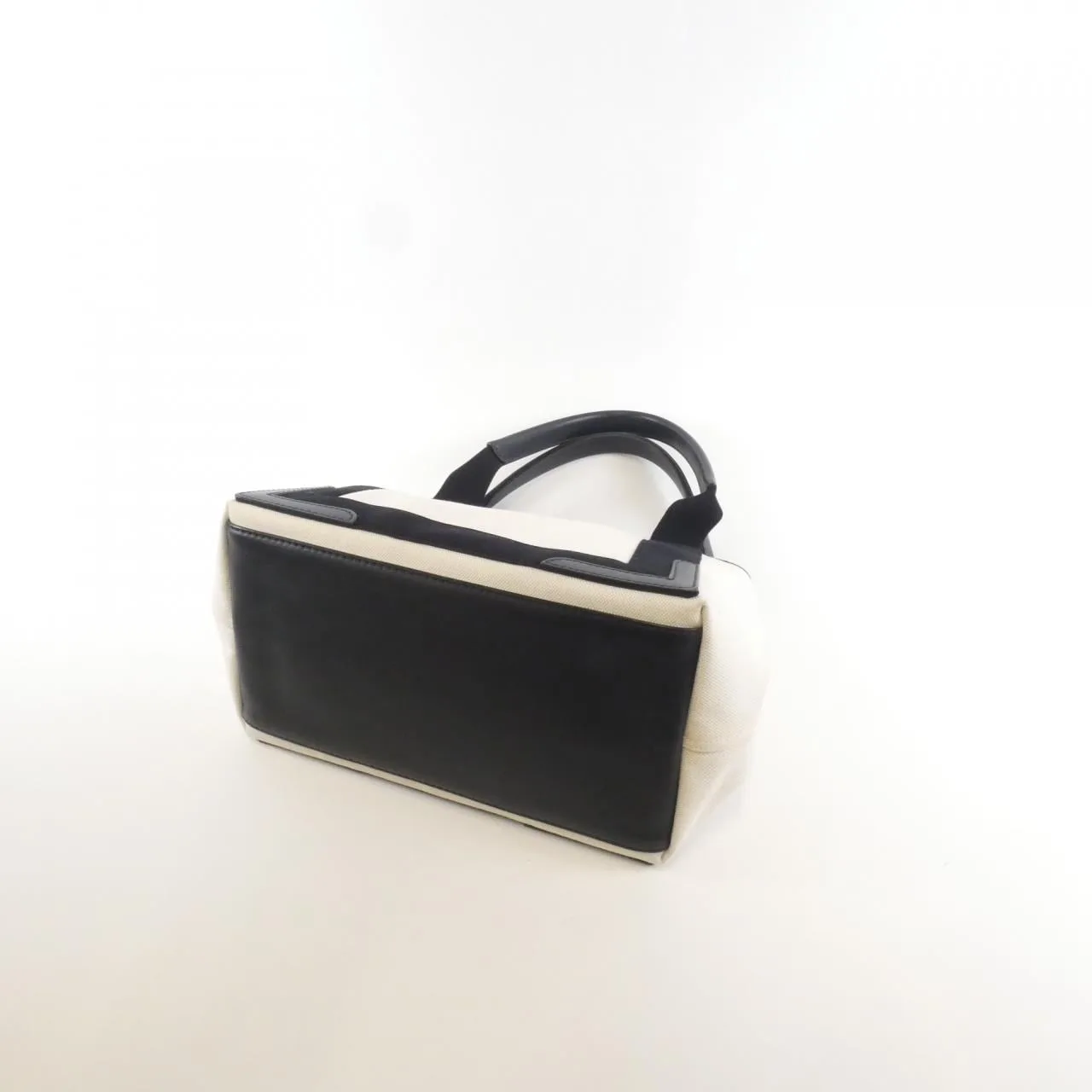 BALENCIAGA 339933 AQ38N Handbag Canvas Navy Canvas - Thumbnail 3