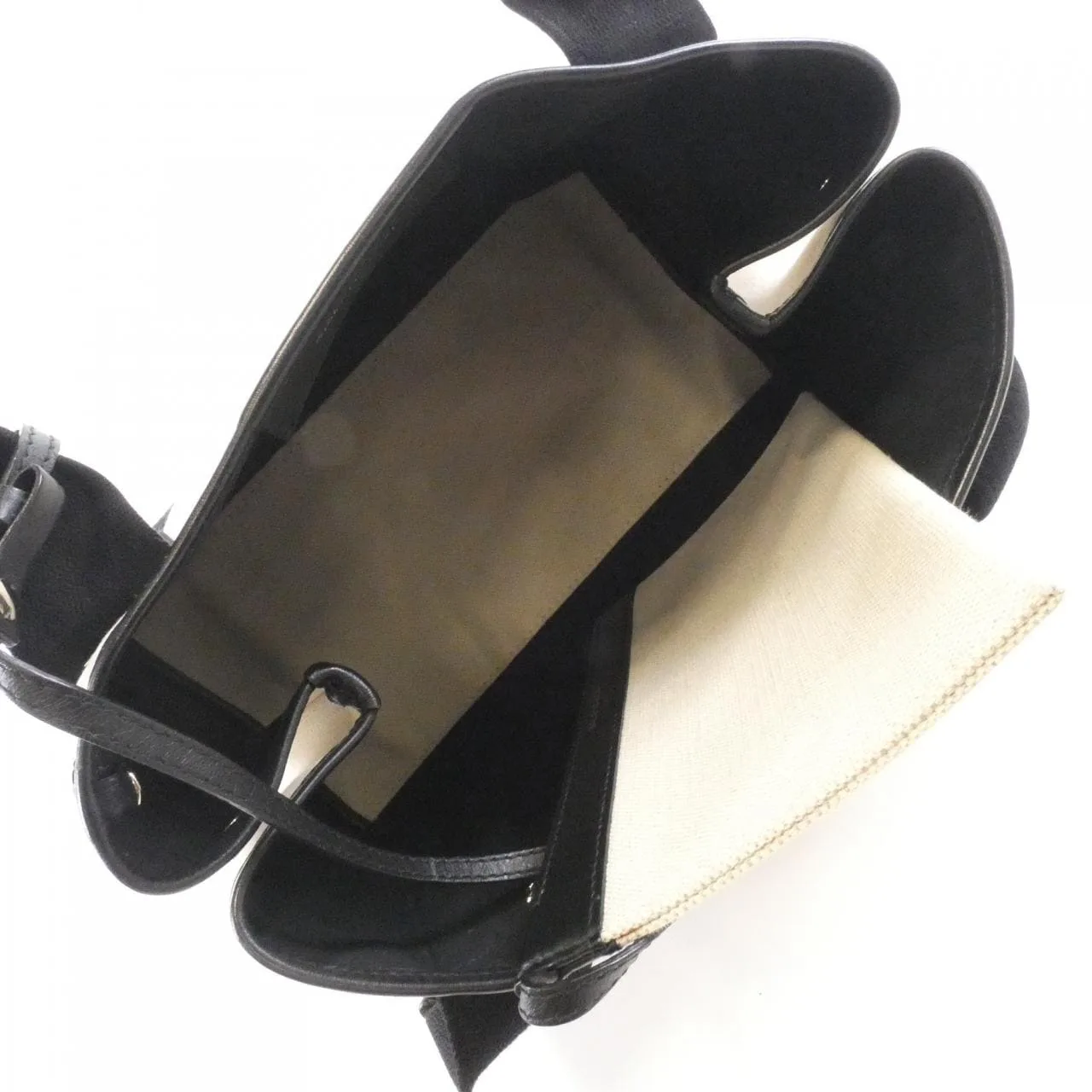 BALENCIAGA 339933 AQ38N Handbag Canvas Navy Canvas - Thumbnail 8