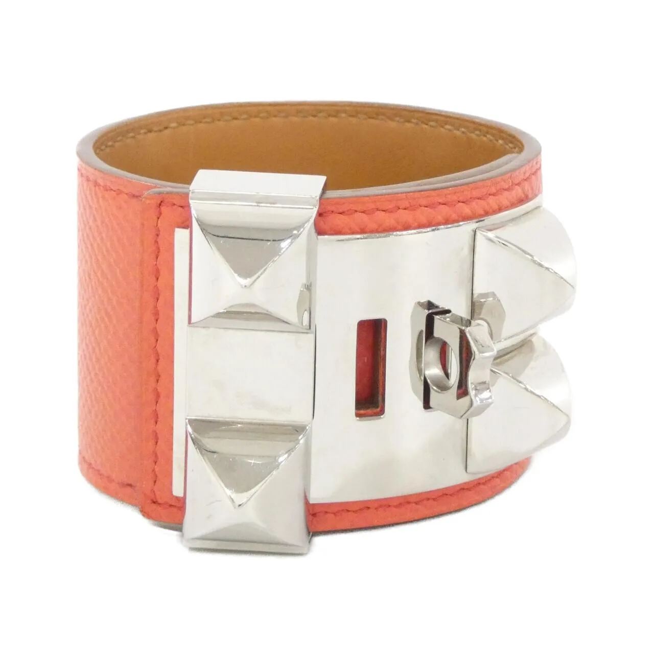 HERMES 066129CK Accessories Epsom Black Epsom Leather Rank A - Thumbnail 2