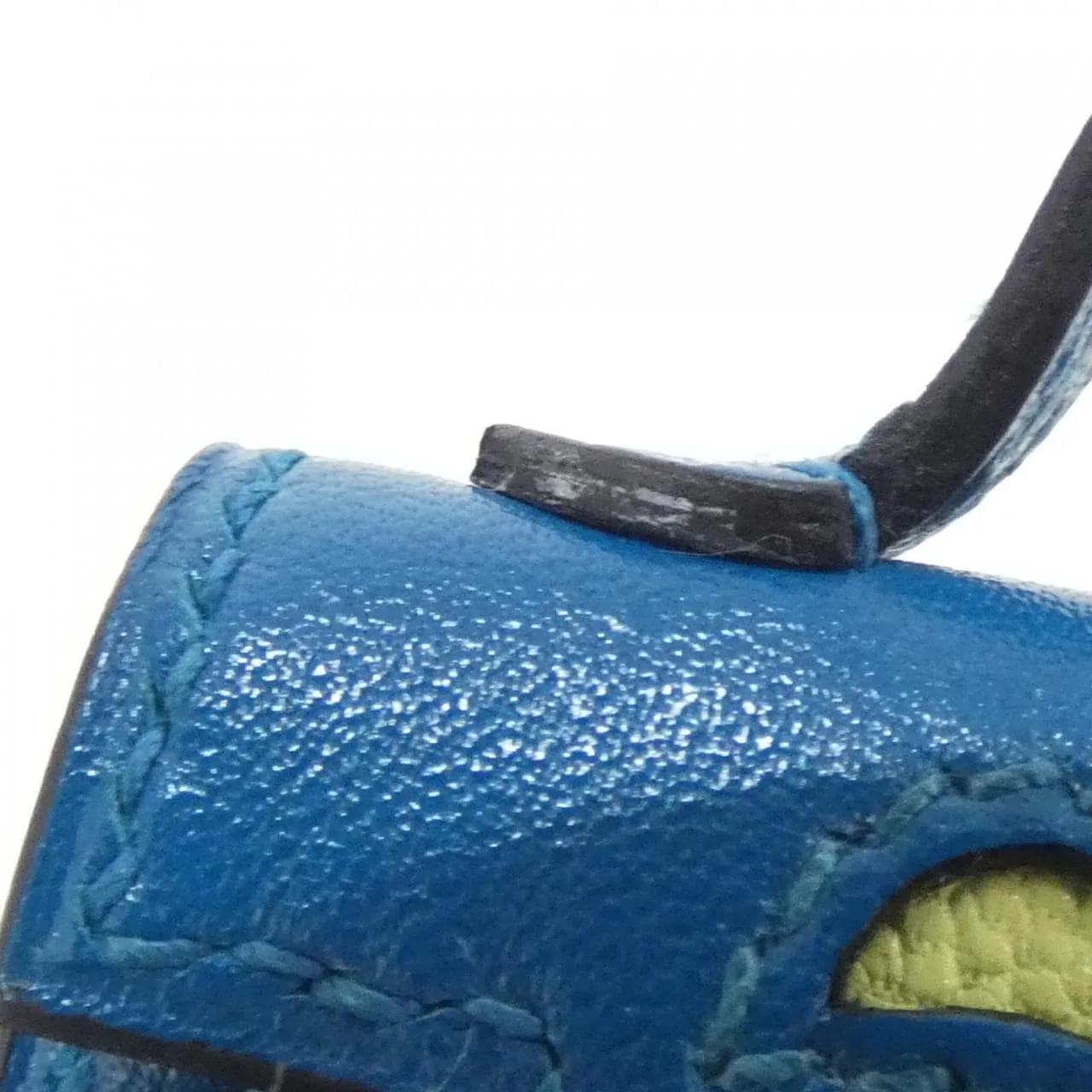 HERMES Kelly 082655CK Wallet Blue Rank A - Thumbnail 8