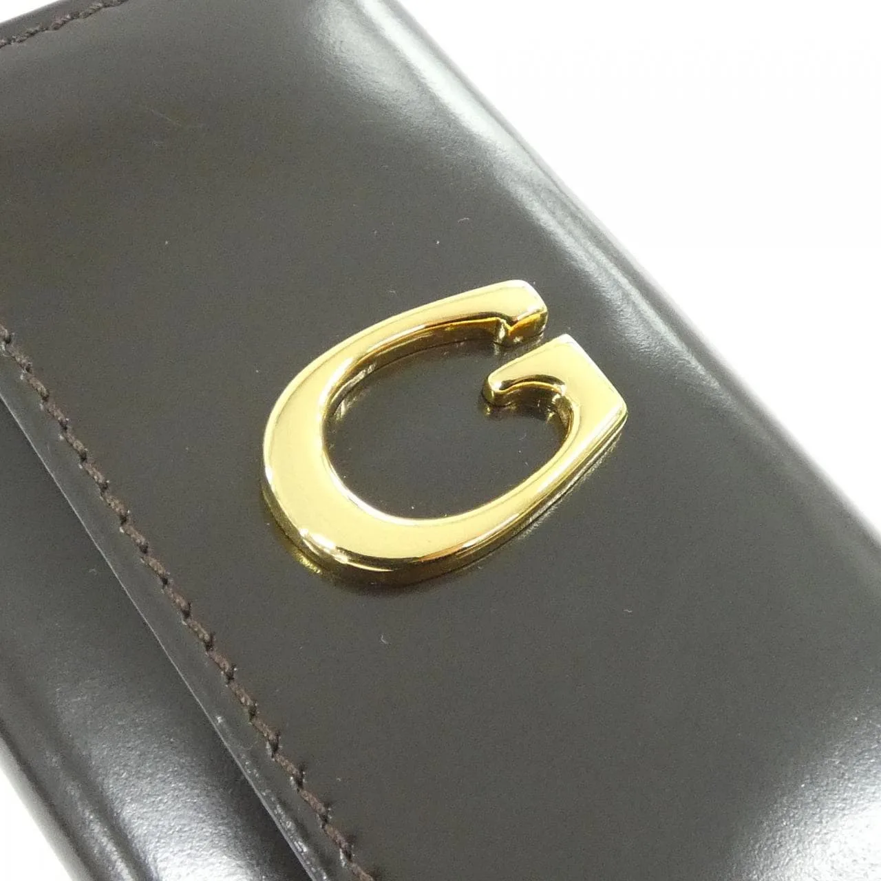 GUCCI 033 2031 Key Case Leather Brown Leather Rank A - Thumbnail 3