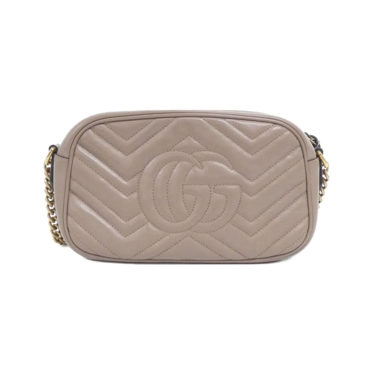 GUCCI Marmont 447632 DTD1T Shoulder Leather Black Leather - Thumbnail 2