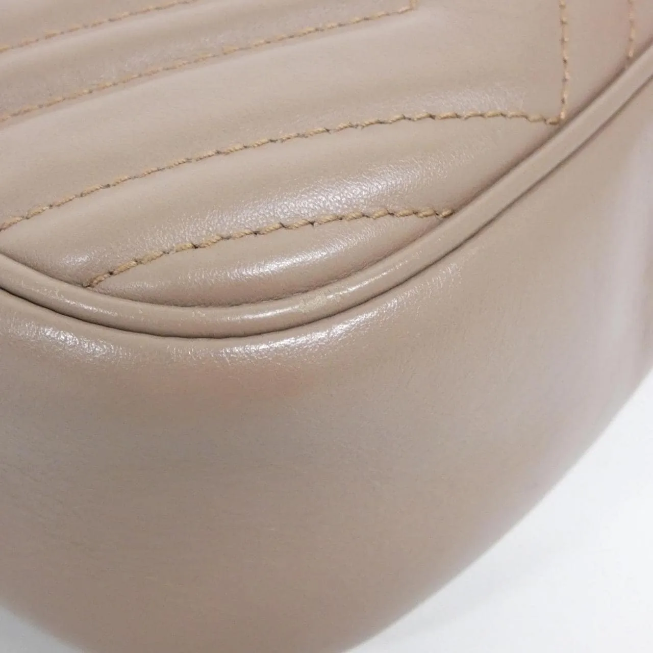 GUCCI Marmont 447632 DTD1T Shoulder Leather Black Leather - Thumbnail 3