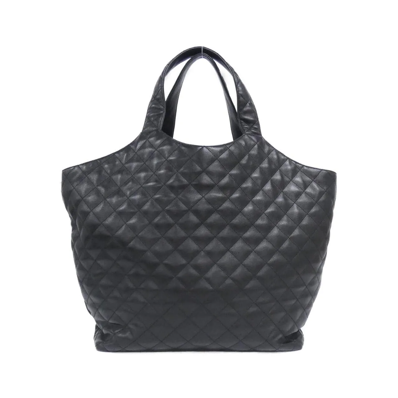 SAINT LAURENT 698651 AAANG Handbag Lambskin Black Lambskin - Thumbnail 2