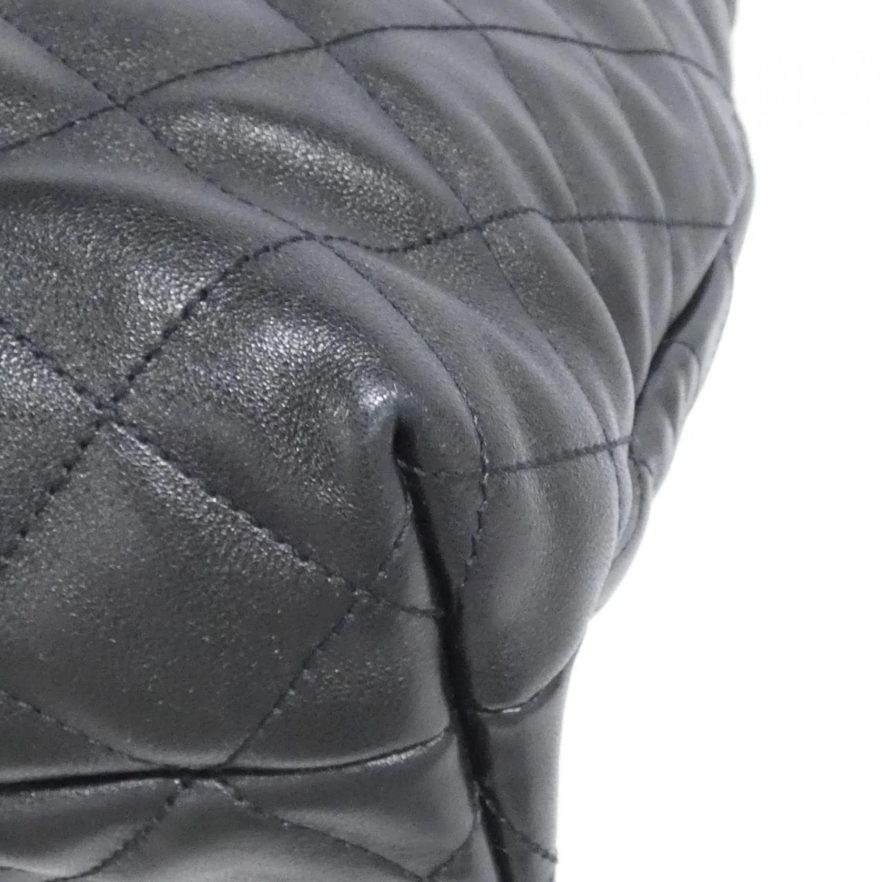 SAINT LAURENT 698651 AAANG Handbag Lambskin Black Lambskin - Thumbnail 3