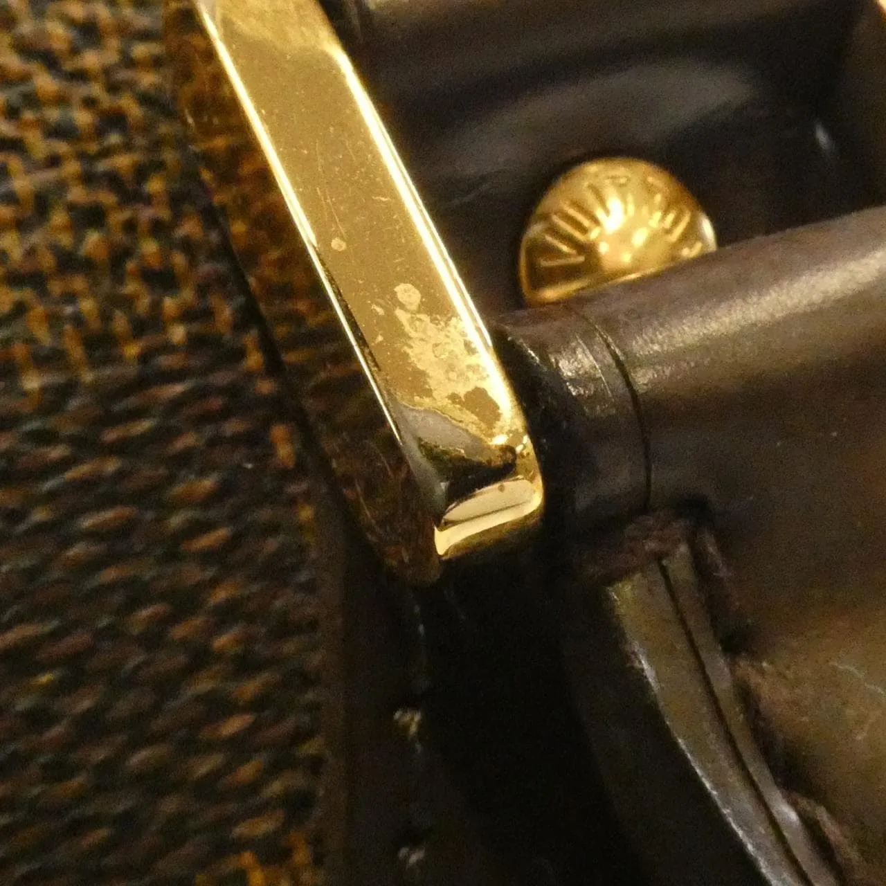 LOUIS VUITTON Alma N51131 Handbag Damier Black Damier Rank B - Thumbnail 6