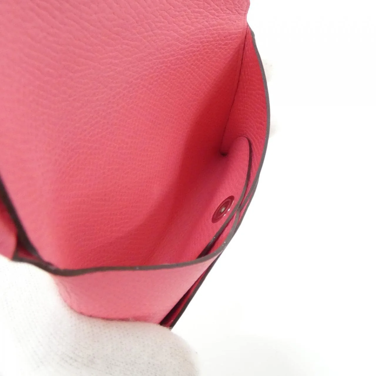 HERMES 083035CK Coin Case Epsom Black Epsom Leather Rank A - Thumbnail 5