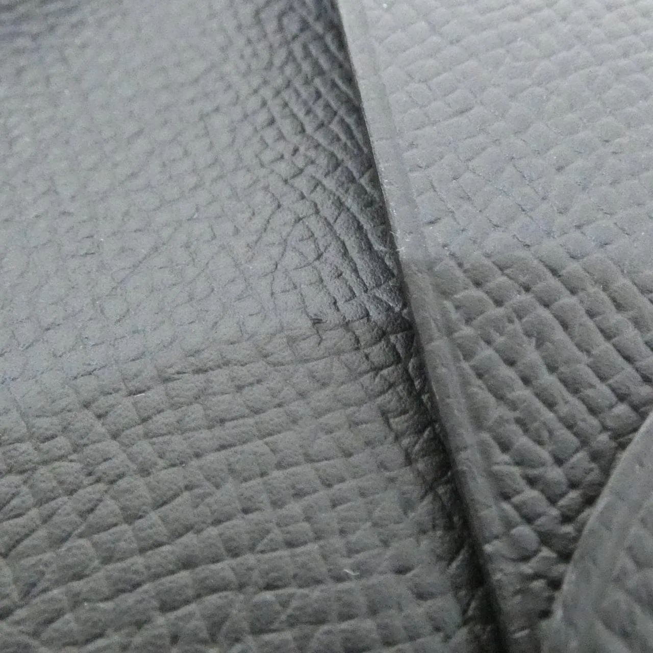 HERMES 044164CK Card Case Epsom Black Epsom Leather Rank A - Thumbnail 3