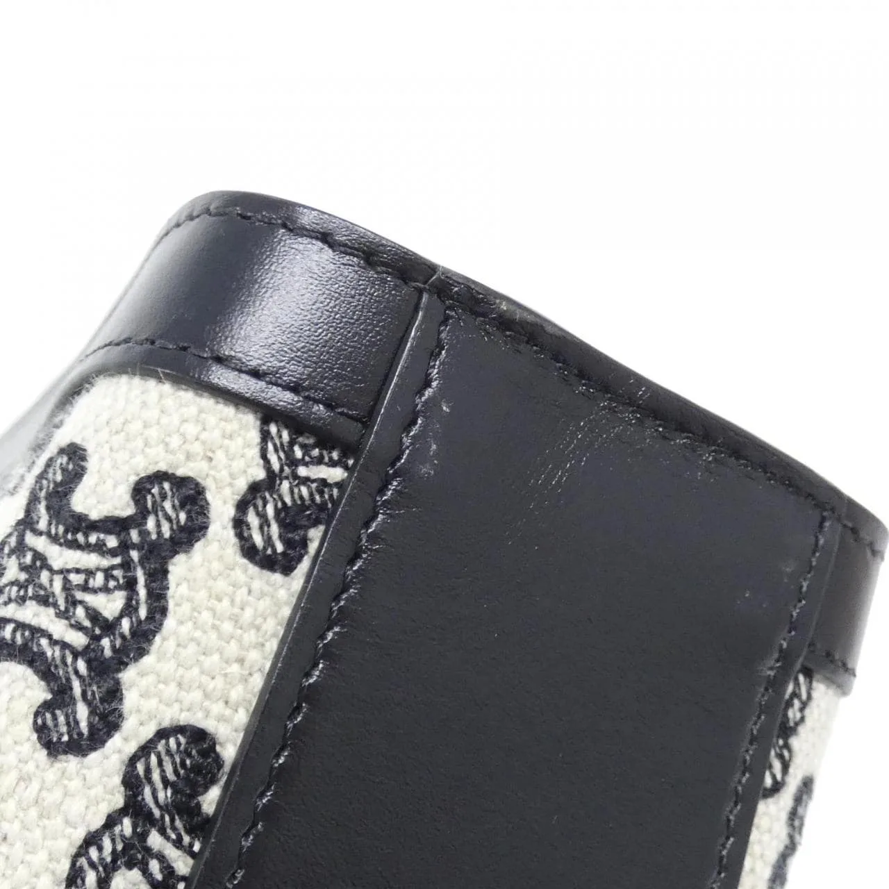 CELINE Cabas 194352CS8 Handbag Canvas Black Canvas - Thumbnail 4