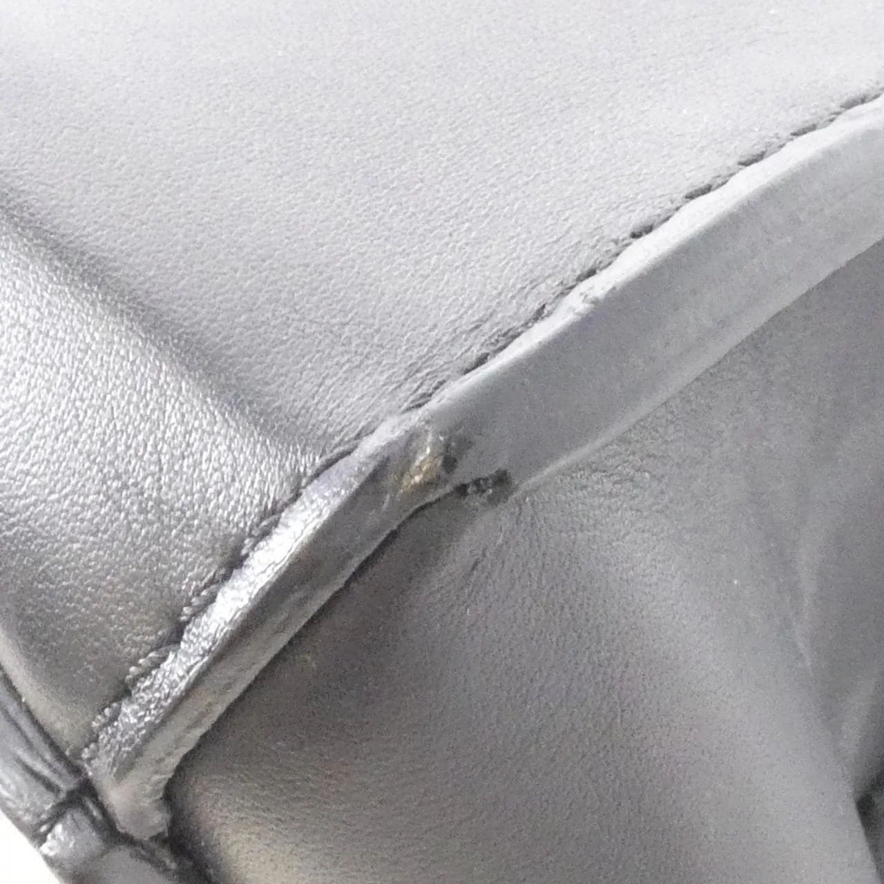 CELINE 174013TEB Shoulder Leather Black Leather - Thumbnail 5