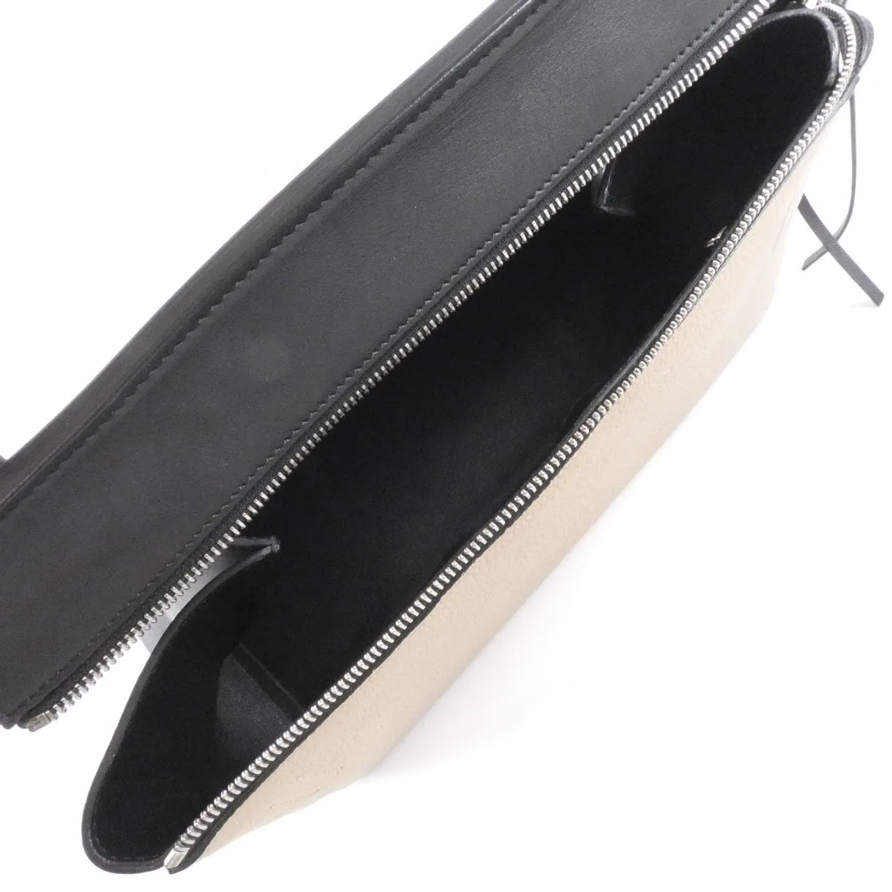 CELINE 174013TEB Shoulder Leather Black Leather - Thumbnail 9