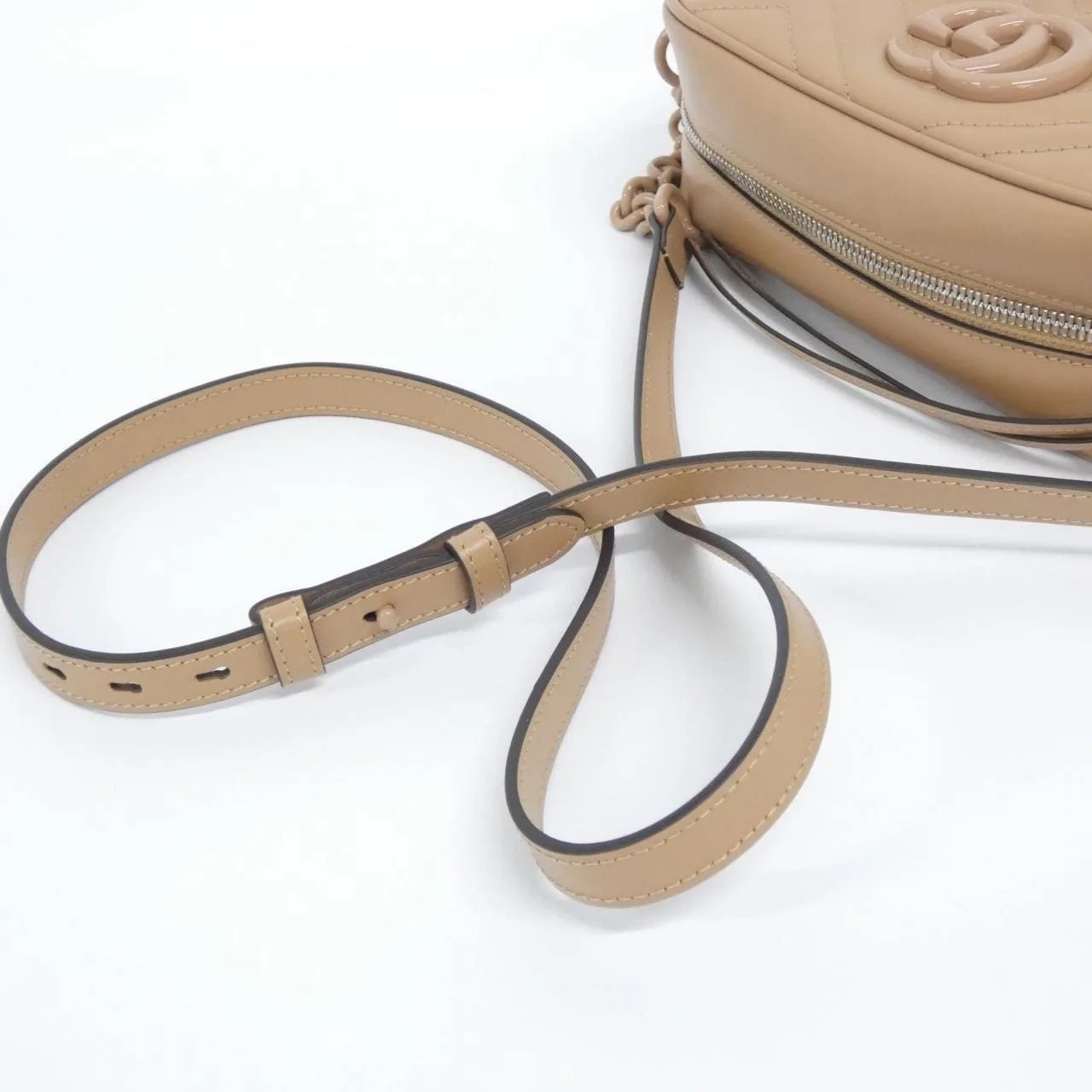 GUCCI Marmont 447632 DAAAJ Shoulder Leather Black Leather - Thumbnail 5