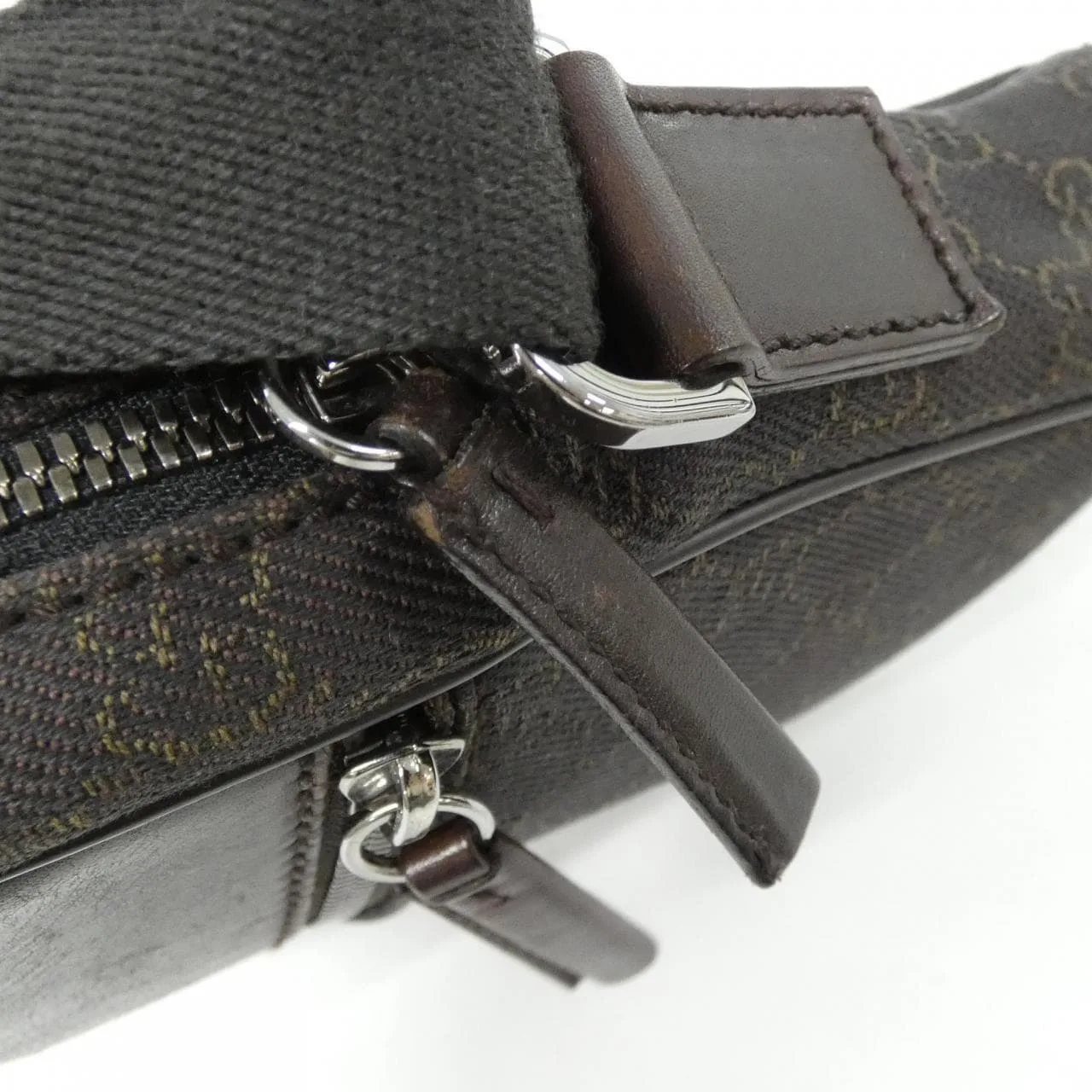 GUCCI 101680 Handbag Canvas Brown Canvas - Thumbnail 6