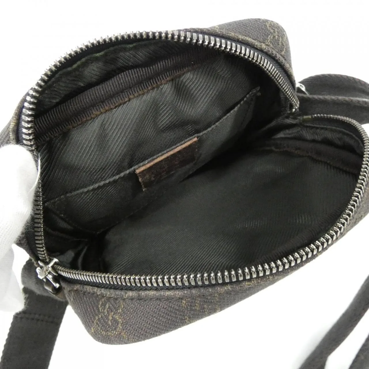 GUCCI 101680 Handbag Canvas Brown Canvas - Thumbnail 8