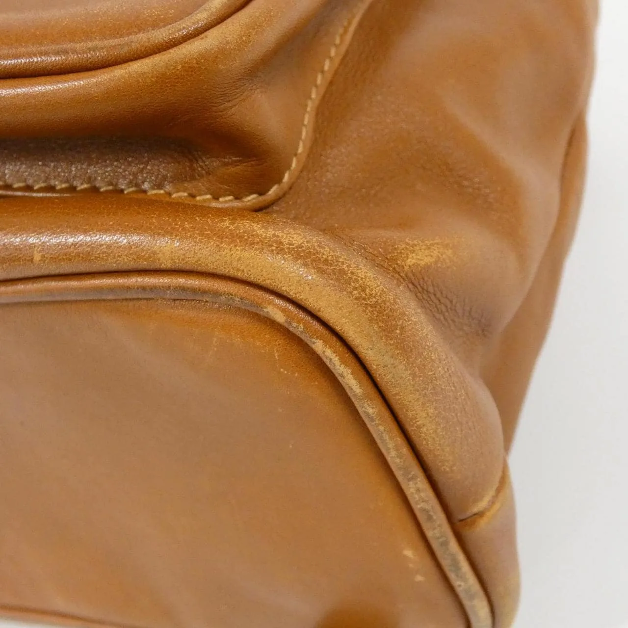 GUCCI 003 1998 Backpack Leather Brown Leather - Thumbnail 3