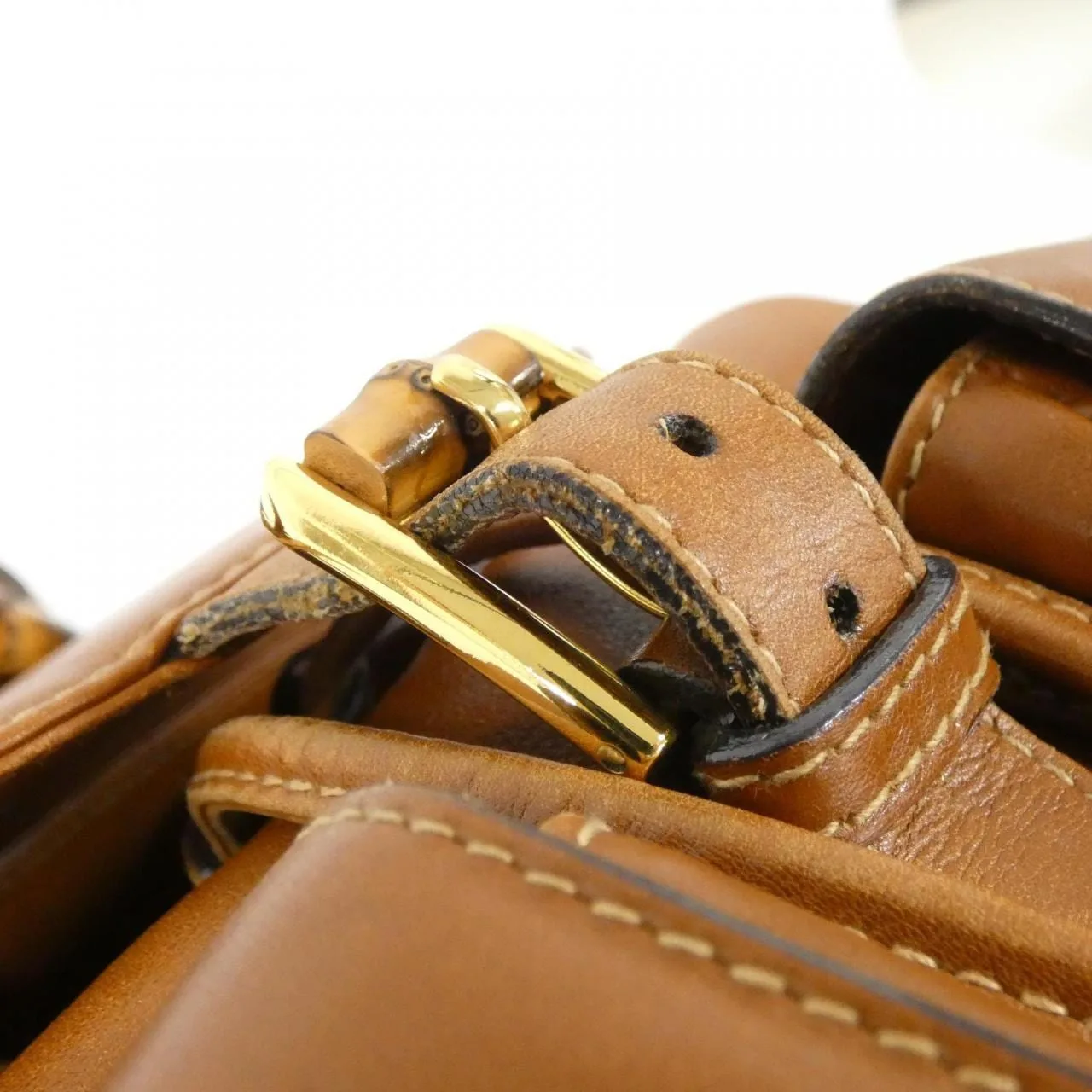 GUCCI 003 1998 Backpack Leather Brown Leather - Thumbnail 6