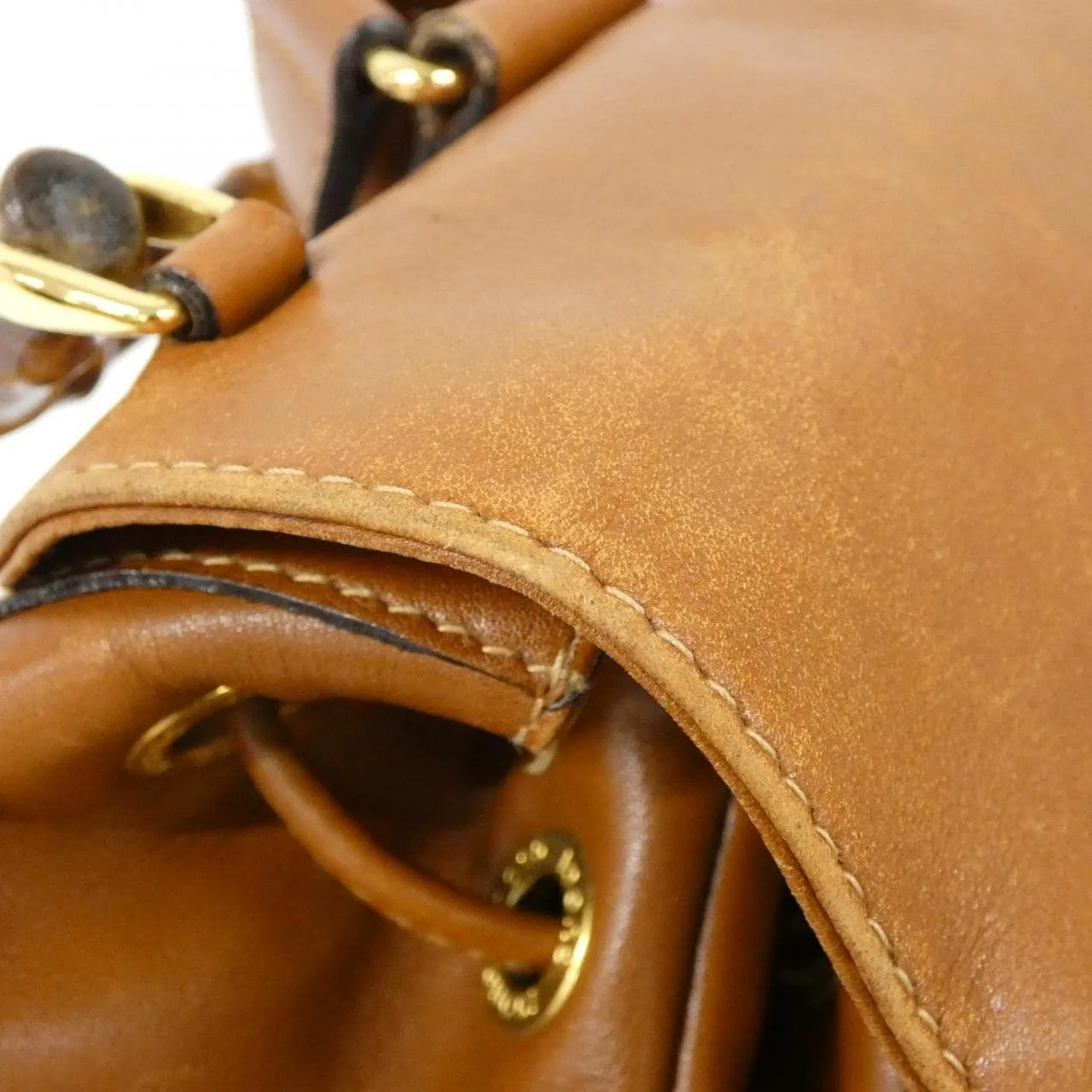 GUCCI 003 1998 Backpack Leather Brown Leather - Thumbnail 7