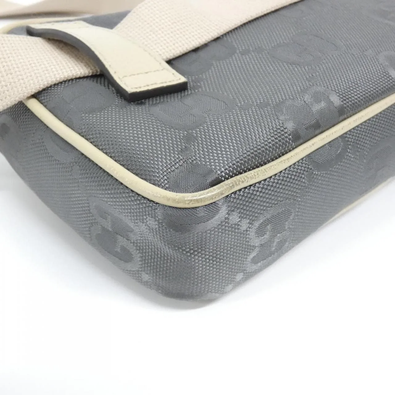 GUCCI 631341 H9HBN Belt Nylon Black Nylon - Thumbnail 3