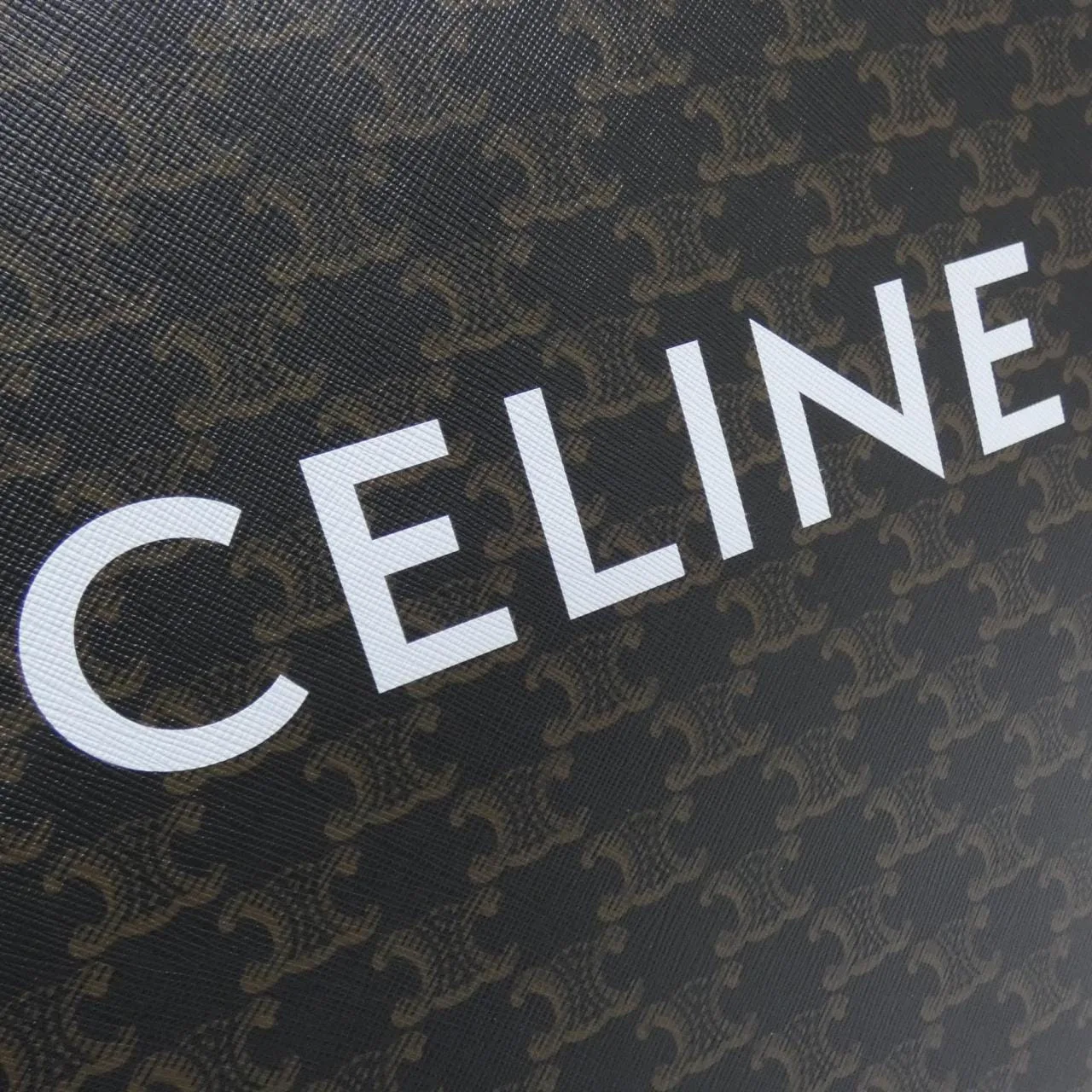 CELINE Cabas 191542BZK Handbag Canvas Black Canvas - Thumbnail 4