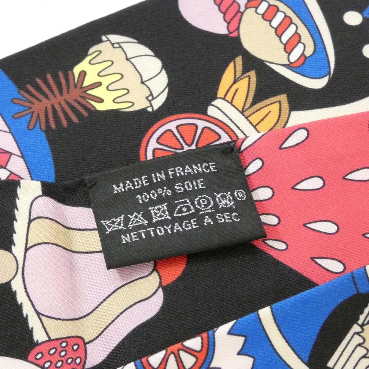 HERMES 853336S Scarf Black Rank A - Thumbnail 3