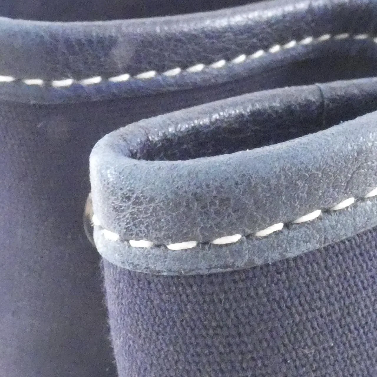 HERMES Garden Party 200169M Tote Blue Rank A - Thumbnail 5