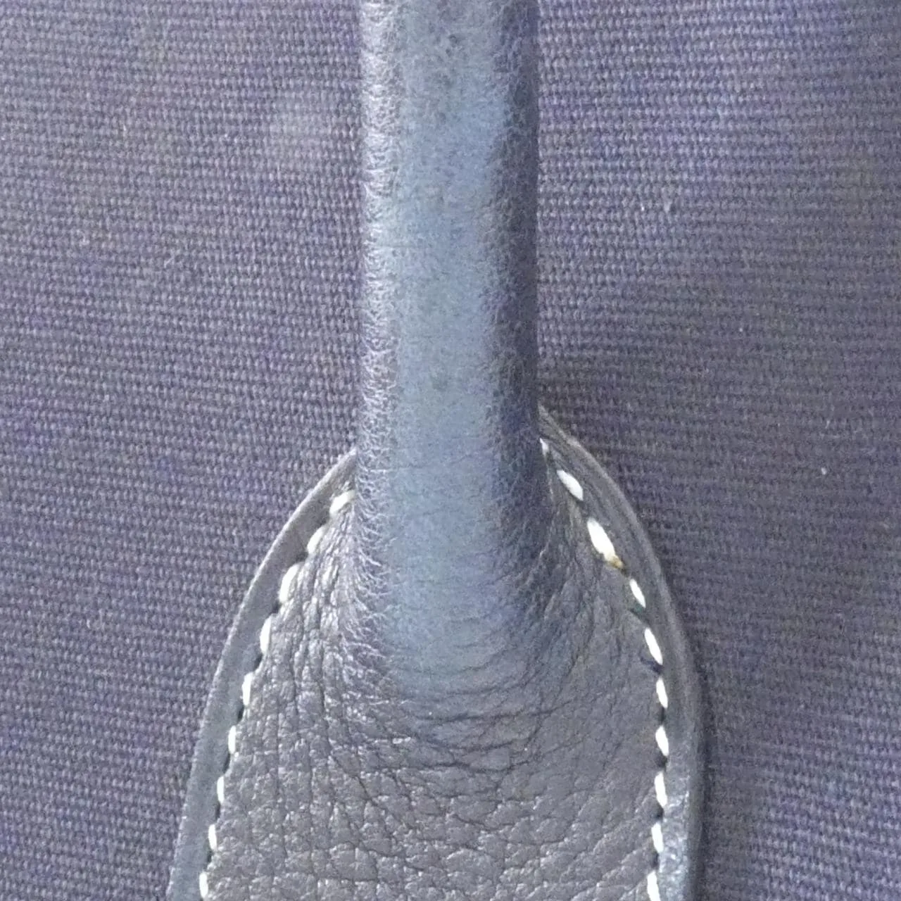 HERMES Garden Party 200169M Tote Blue Rank A - Thumbnail 7