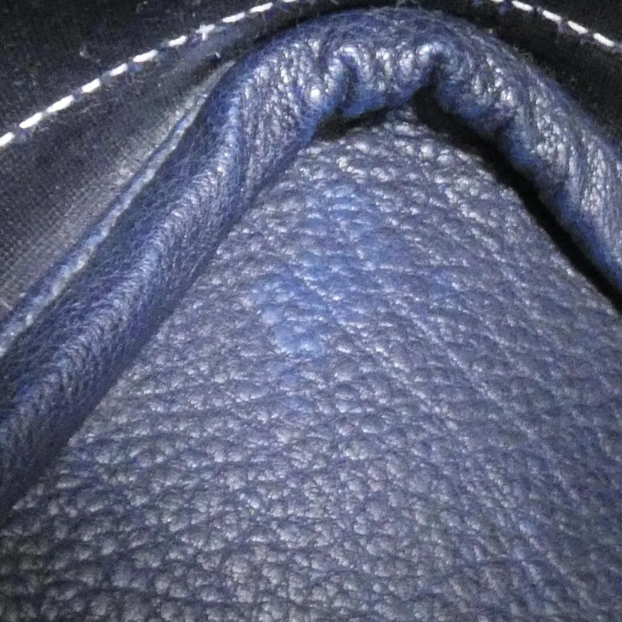 HERMES Garden Party 200169M Tote Blue Rank A - Thumbnail 10