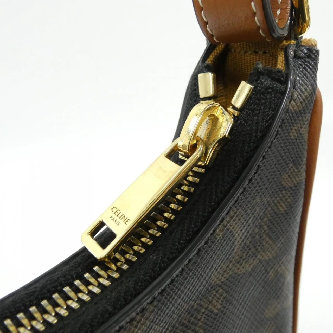 CELINE 10I602DS1 Handbag Canvas Black Canvas Rank A - Thumbnail 4