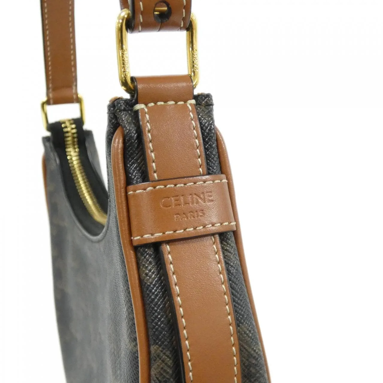 CELINE 10I602DS1 Handbag Canvas Black Canvas Rank A - Thumbnail 5