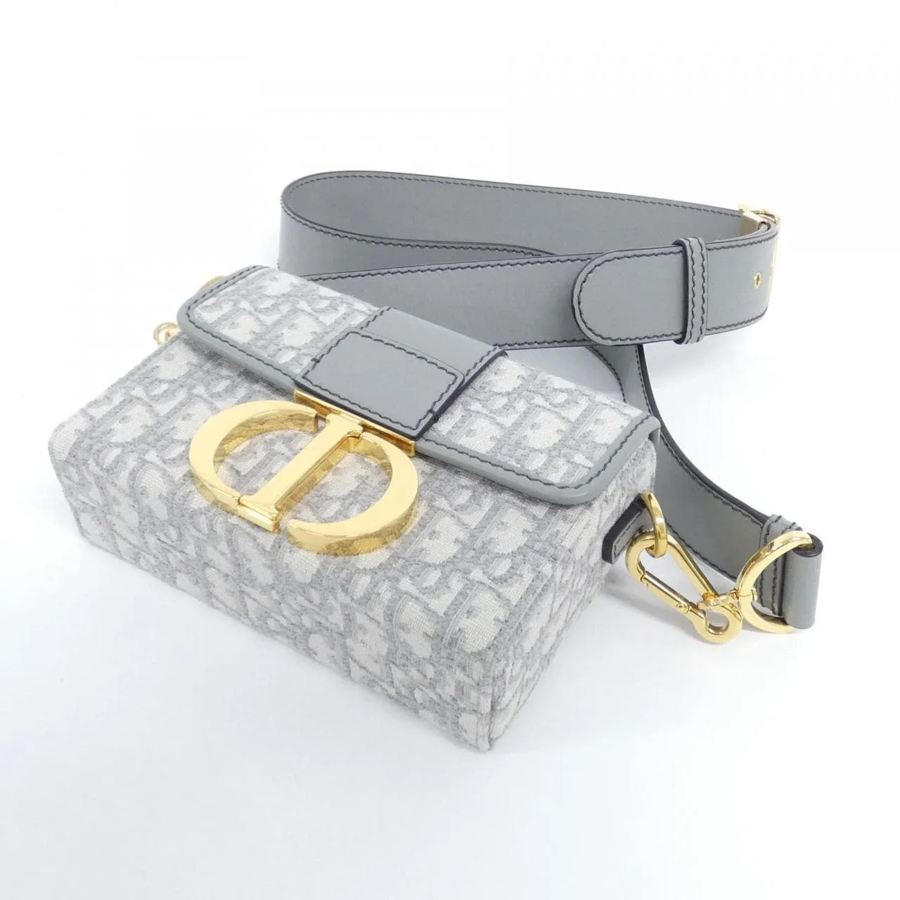 DIOR 30 Montaigne M9204UTZQ Shoulder Canvas Black Canvas - Thumbnail 3