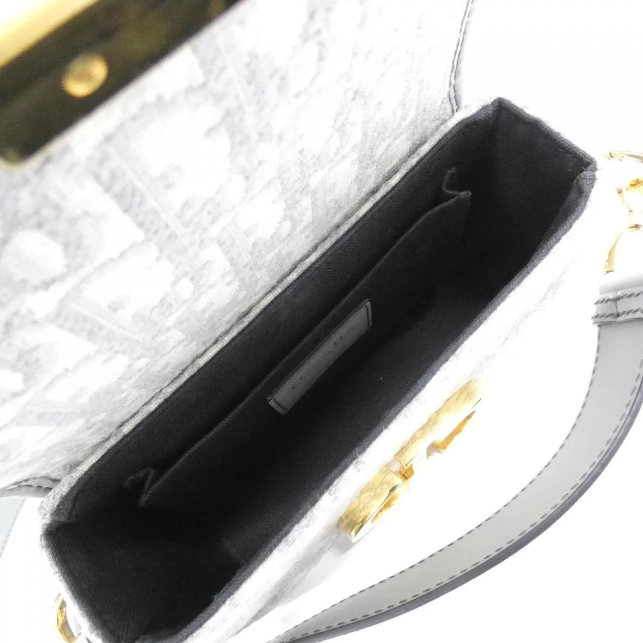 DIOR 30 Montaigne M9204UTZQ Shoulder Canvas Black Canvas - Thumbnail 7