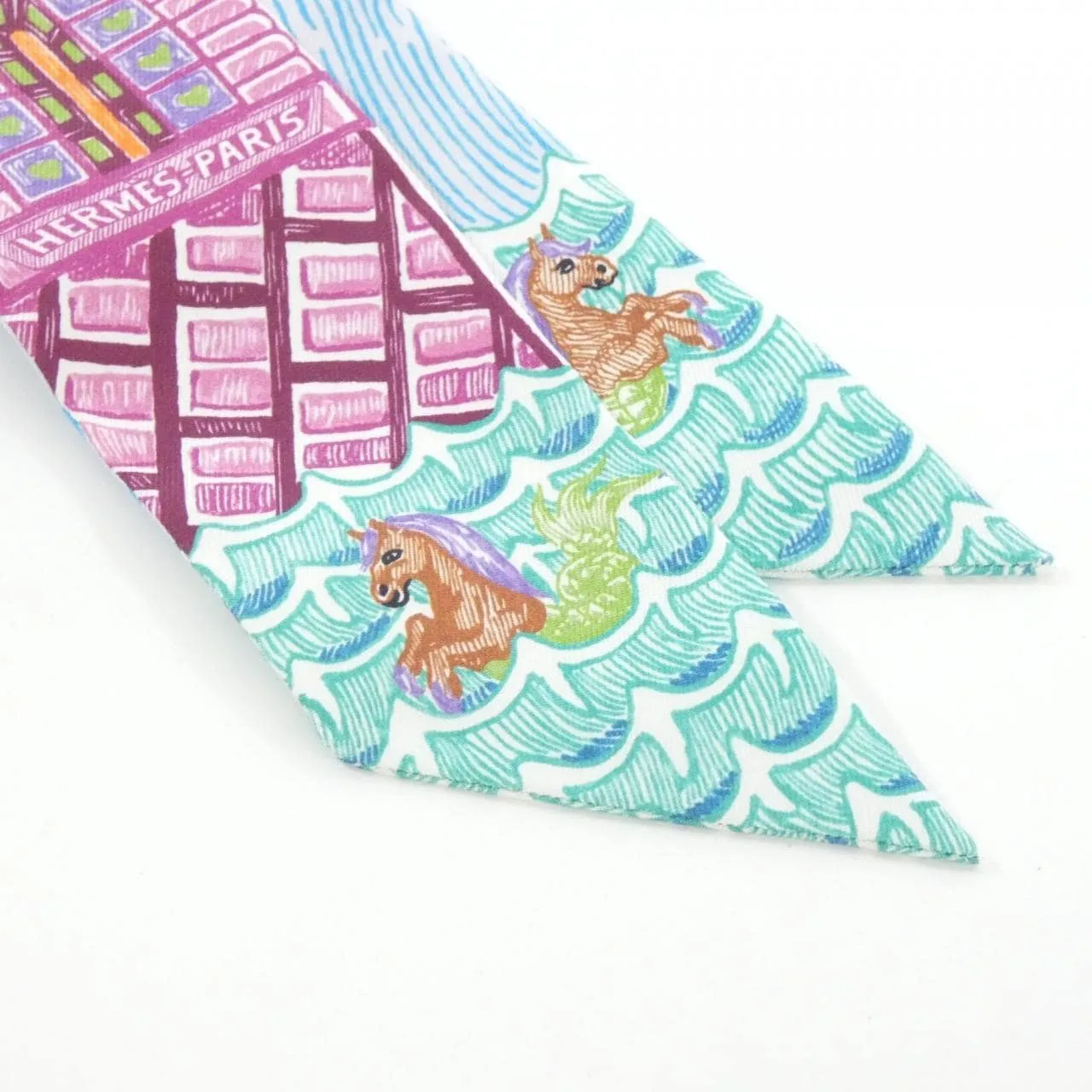 HERMES 064011S Scarf Orange Rank A - Thumbnail 2