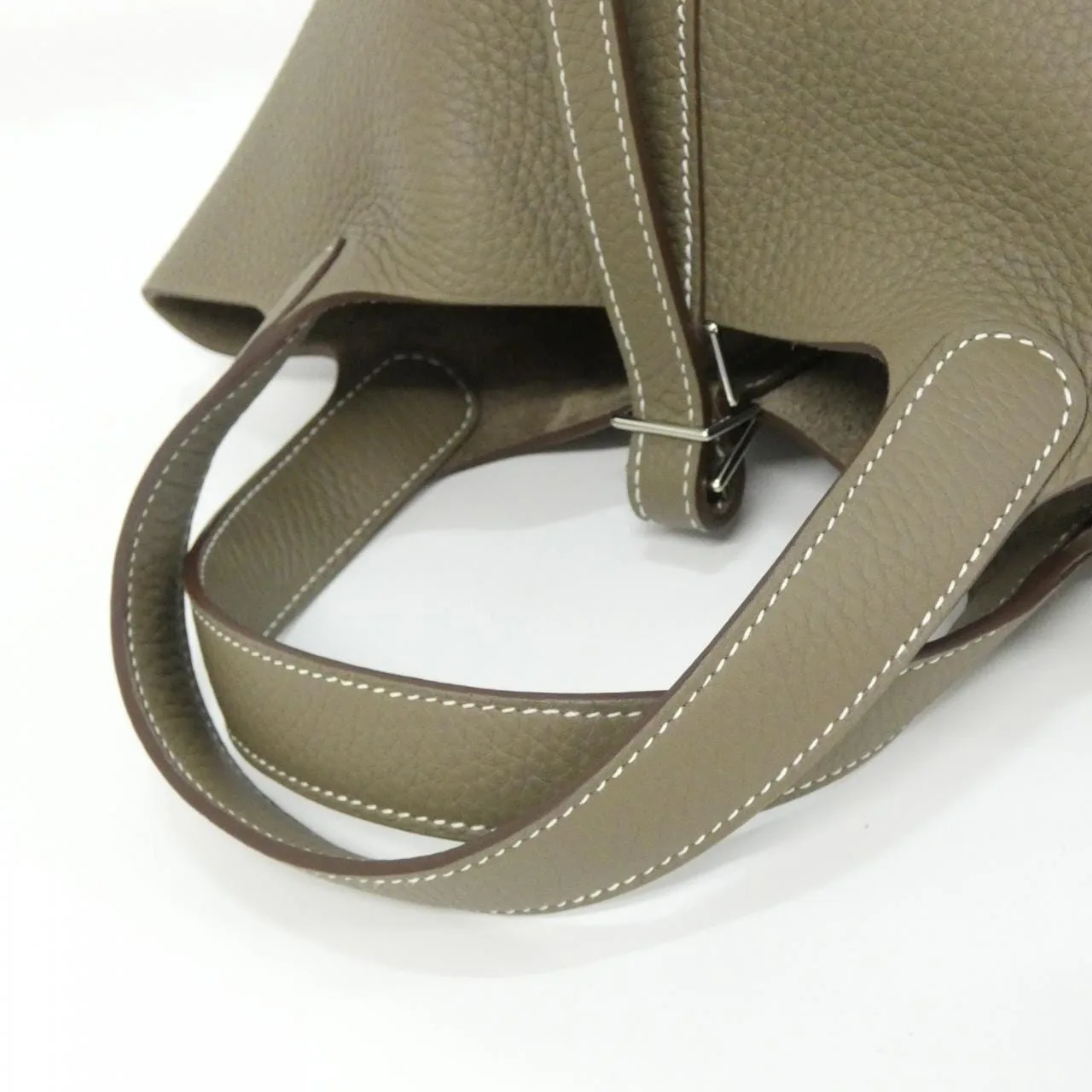 HERMES Picotin 056289CK Handbag Clemence 4