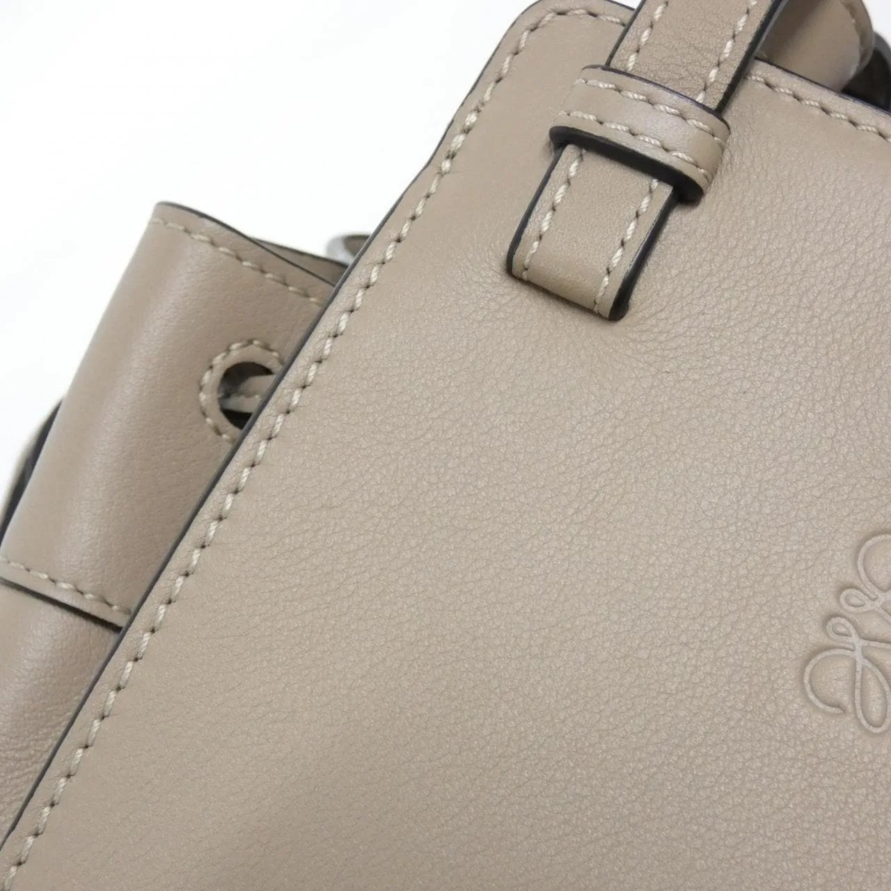 LOEWE Hammock 314 30 V07 Shoulder Black Rank A - Thumbnail 6