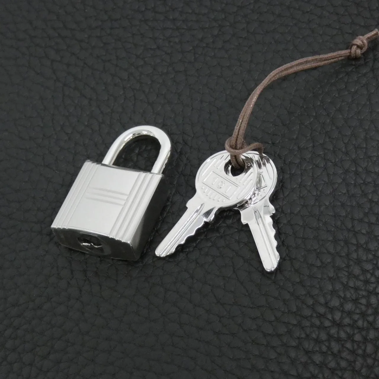 HERMES Picotin 056289CK Handbag Clemence Black Clemence Leather Unused - Thumbnail 3