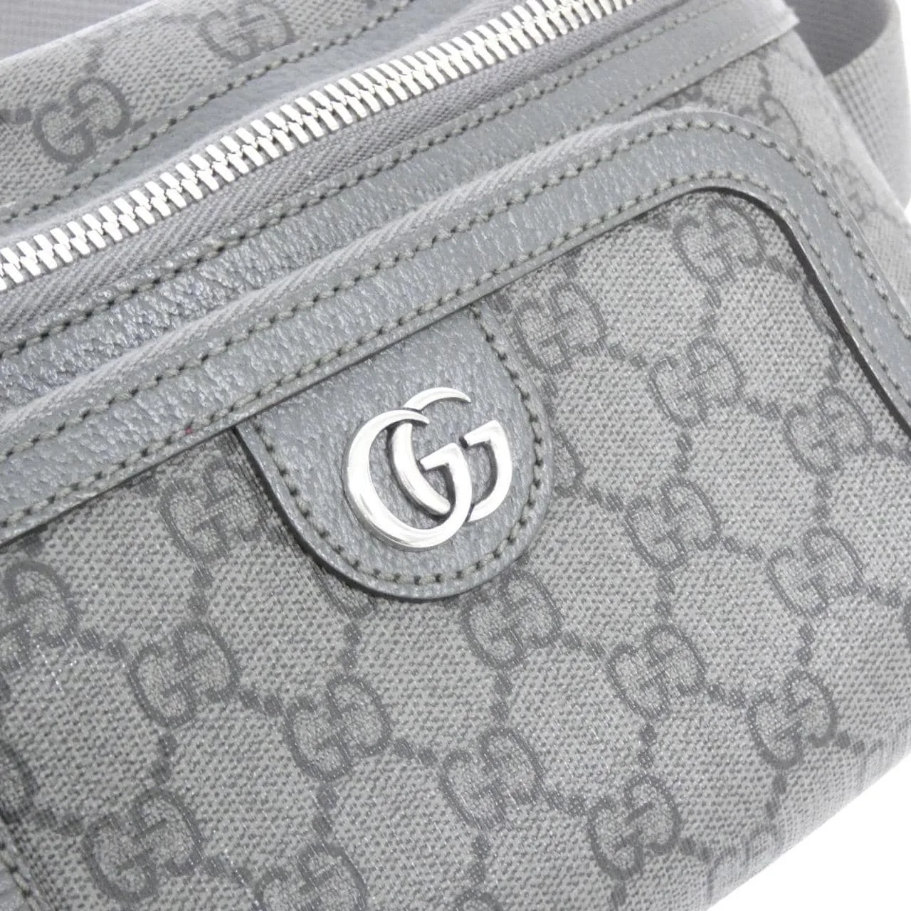 GUCCI 733868 UULHK Handbag Canvas Black Canvas - Thumbnail 6