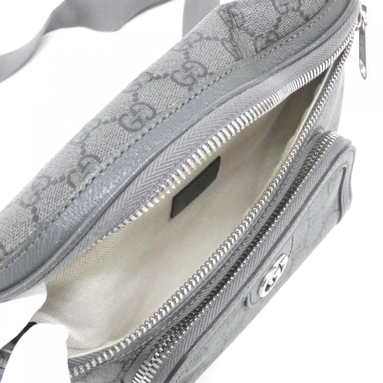 GUCCI 733868 UULHK Handbag Canvas Black Canvas - Thumbnail 9