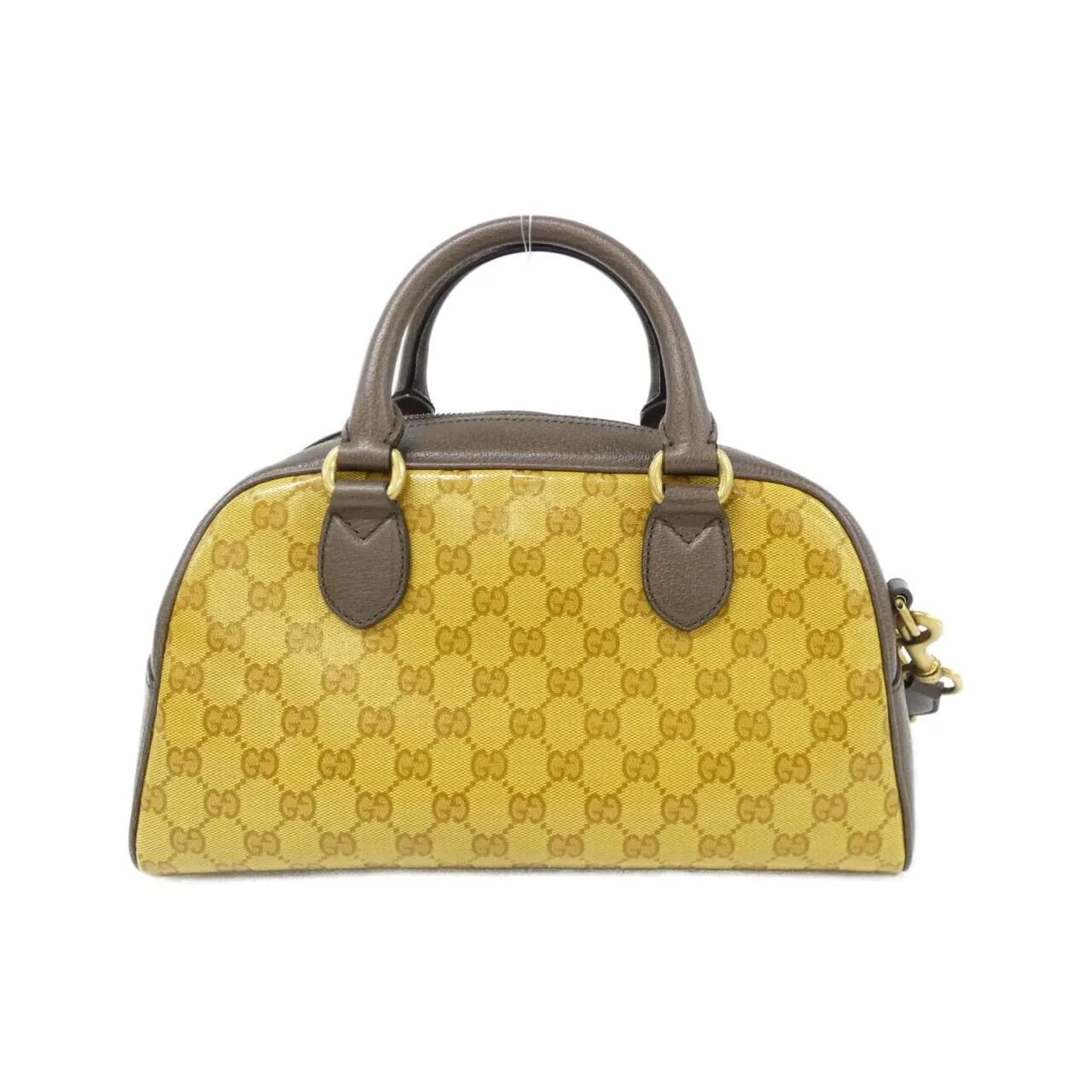GUCCI 702397 UVSFT Handbag Leather 黑色 皮革 中古品A - 縮圖 2