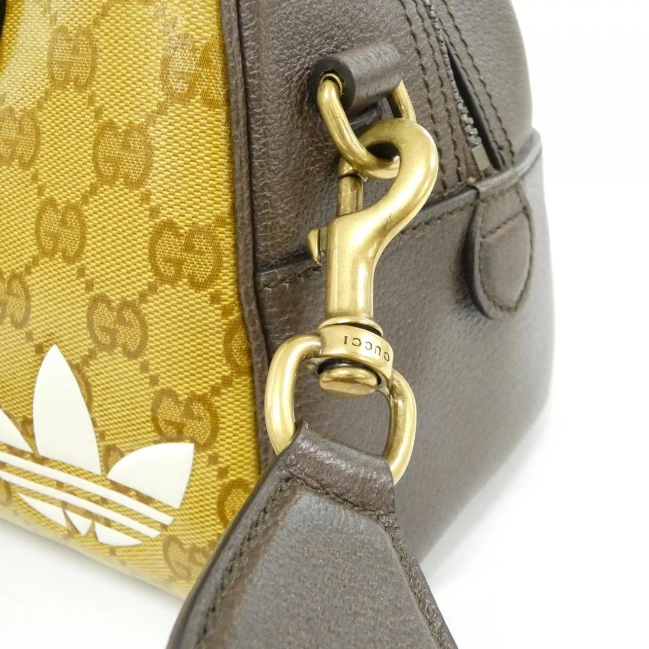 GUCCI 702397 UVSFT Handbag Leather 黑色 皮革 中古品A - 縮圖 5