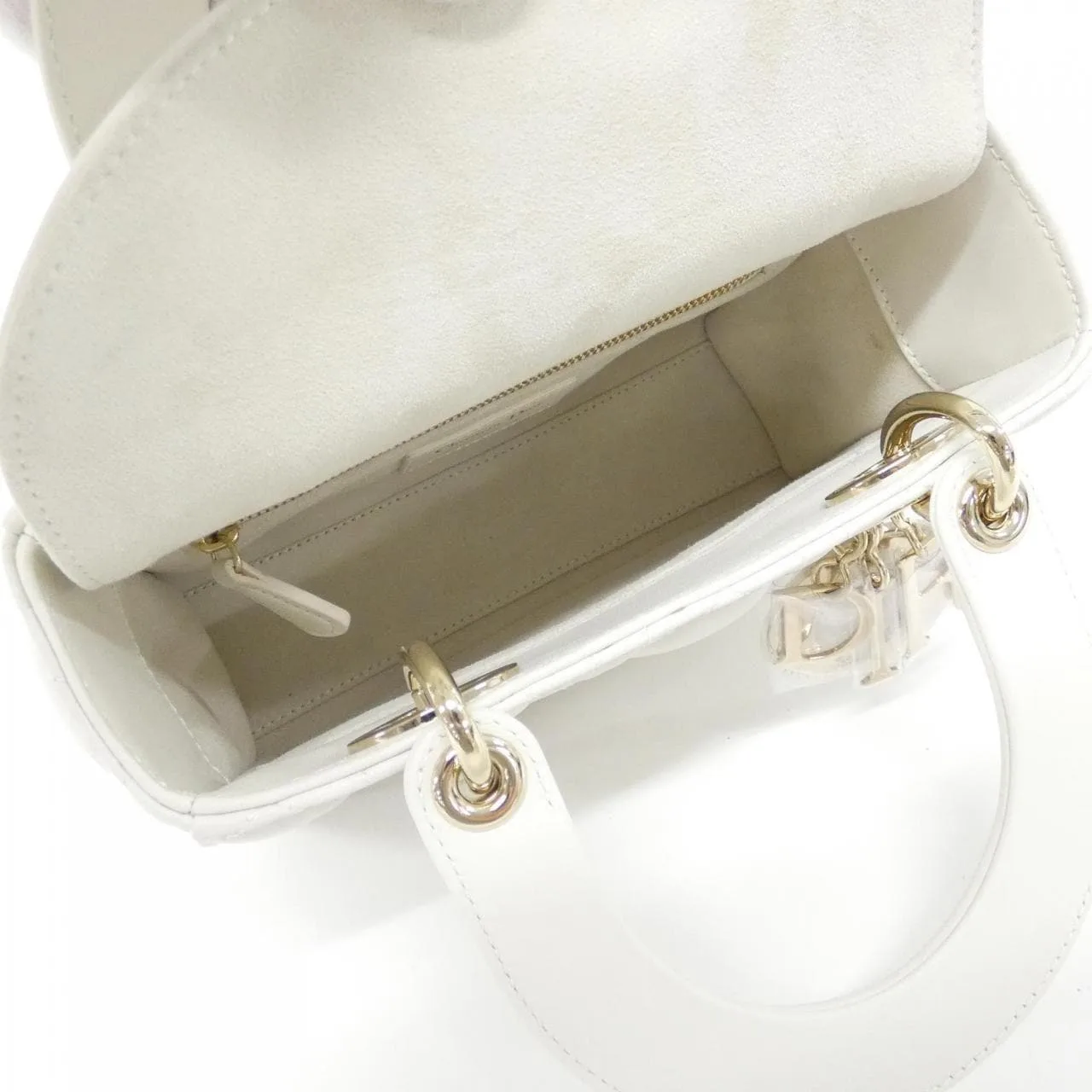 DIOR Lady Dior M0538ONGE Handbag Lambskin Black Lambskin - Thumbnail 6