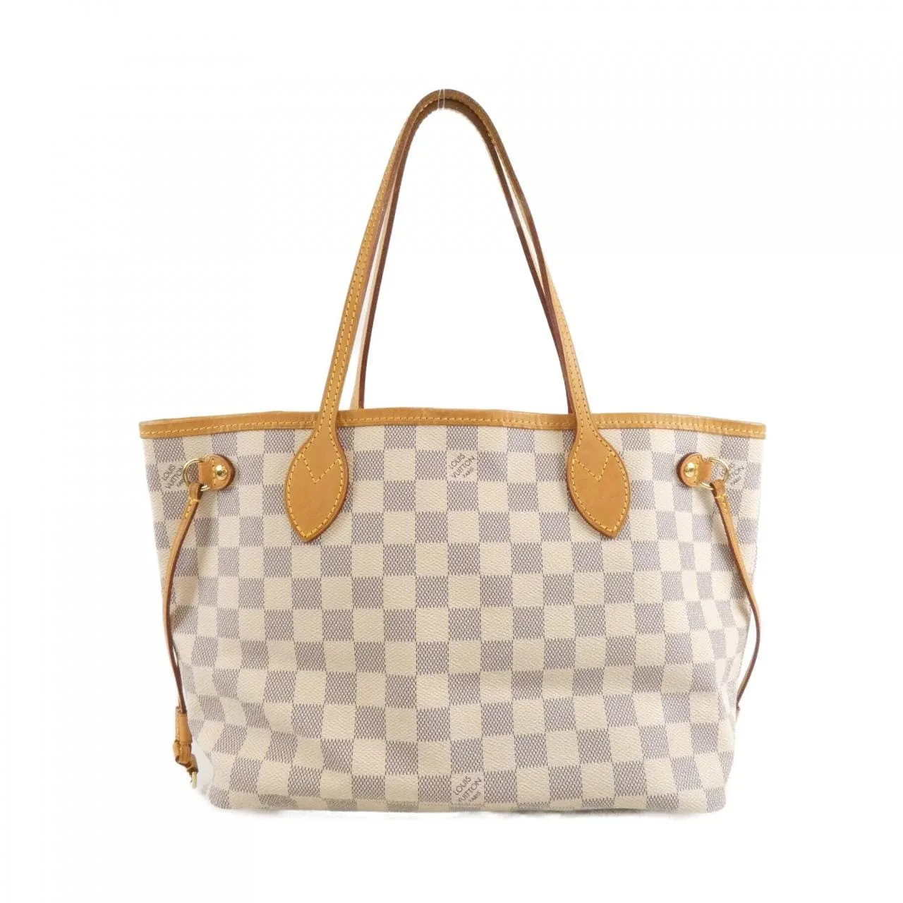 LOUIS VUITTON Neverfull N51110 Tote Damier Black