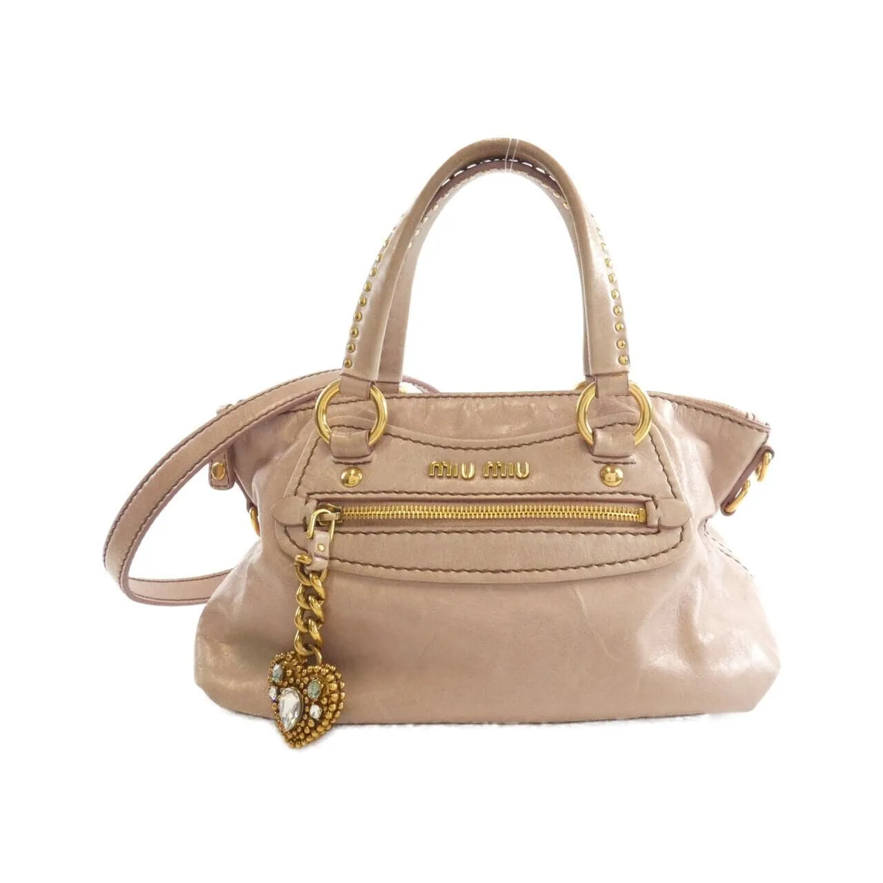 MIU MIU RN0728 Handbag Black